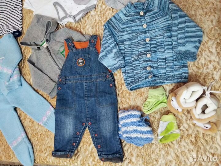 Пакет вещей на мальчика до 1-1,5 лет