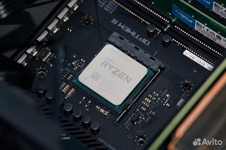 AMD Ryzen 5 5600 (+ a520). Гарантия Ситилинк