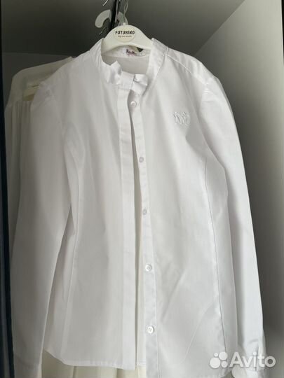 Рубашка школьная 140 девочки