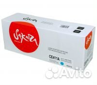 Картридж sakura CE411A (2600 стр., Синий) для HP