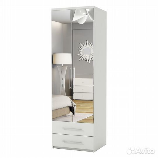 Шкаф «Комфорт мшя-21» 100х45 2 зеркала