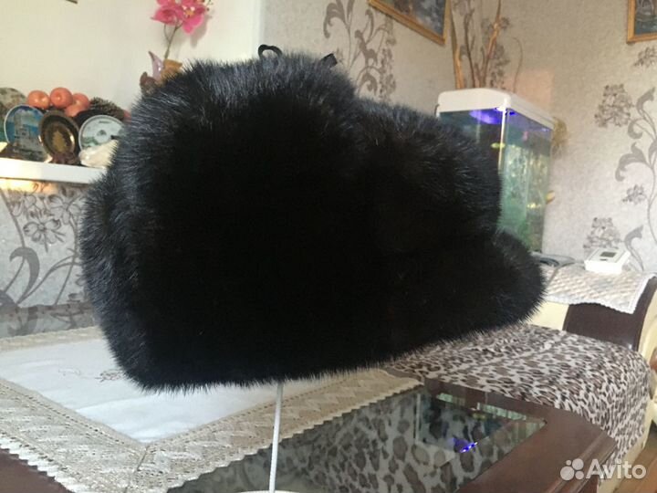 Норковая шапка мужская