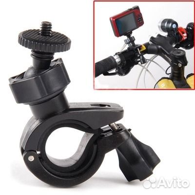 Поворотное крепление на руль/трубу для экшн камер