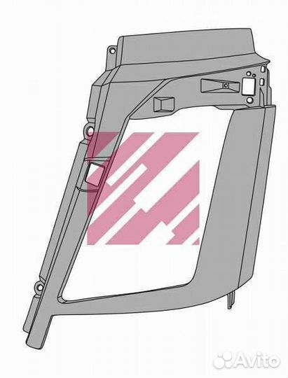 Рамка фары левая Volvo FH