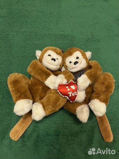 Мягкие игрушки «Пара обезьянок»