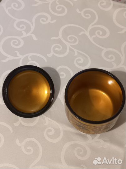 Сахарница деревянная