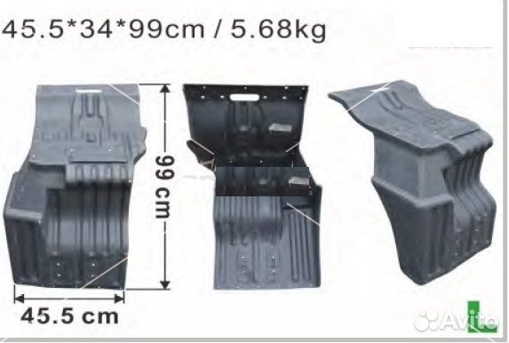 Брызговик переднего колеса LH Fuso SuperGreat fu51