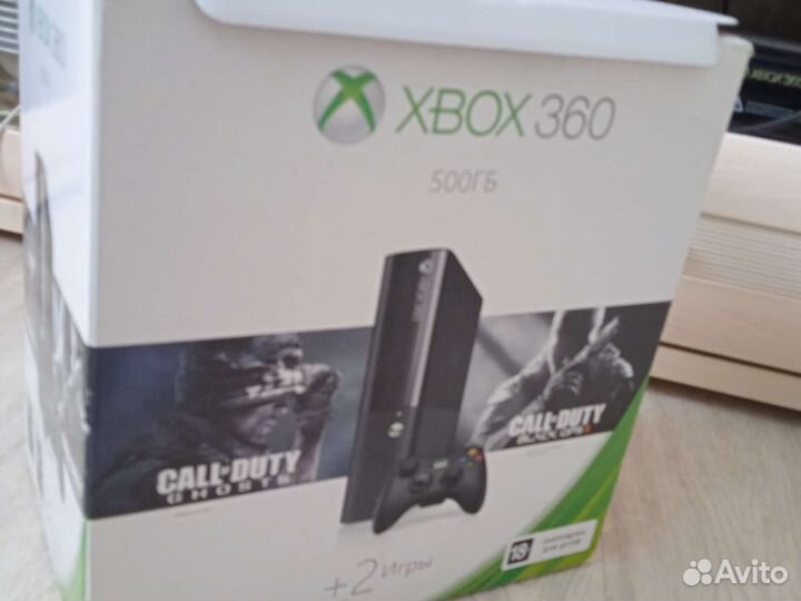 Xbox 360 E с играми обмен на ноутбук