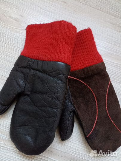 Варежки перчатки детские для мальчика 1-2г 3-6 лет