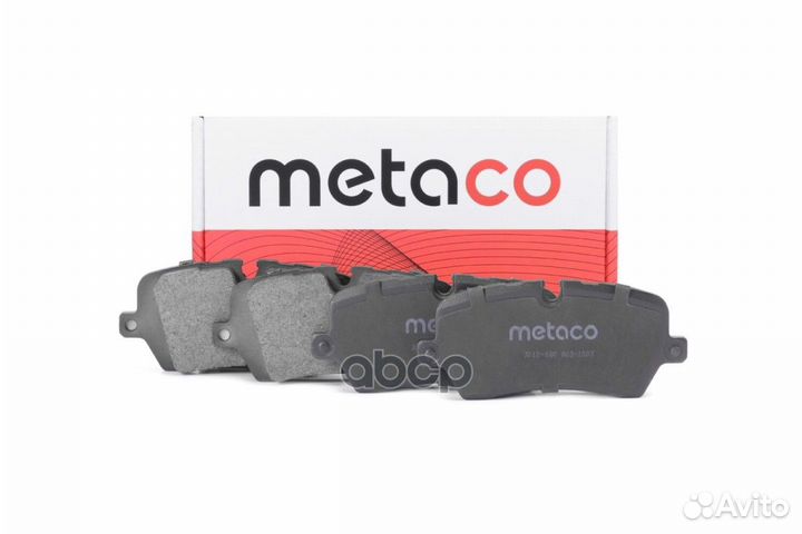 Колодки тормозные дисковые 3010-180 metaco