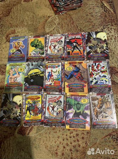 Карточки человек паук