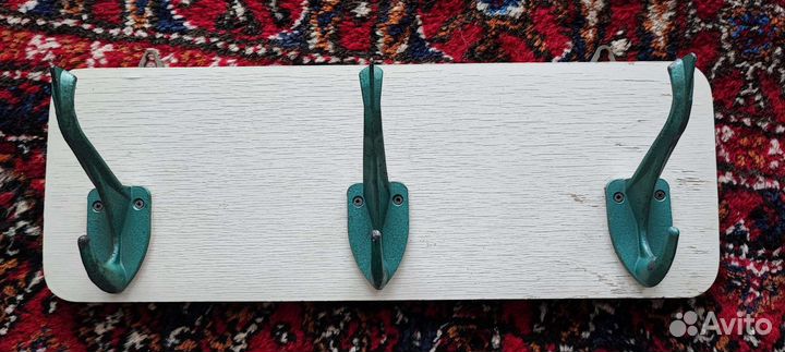 Вешалка СССР винтаж заводская на 3 крючка