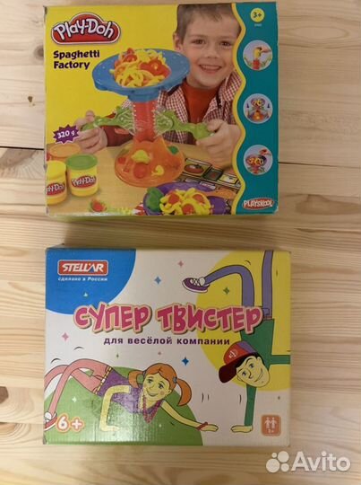 Игры twister и play doh