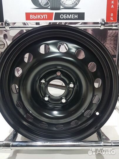 Штампованные диски R15 тзск Kia Cerato черный