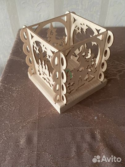 Подсвечник деревянный