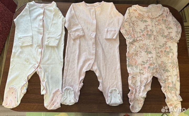 Детская одежда для девочек пакетом 62 68