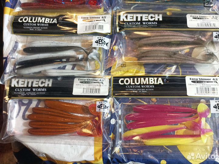 Приманки Keitech Easy Shiner 4,5