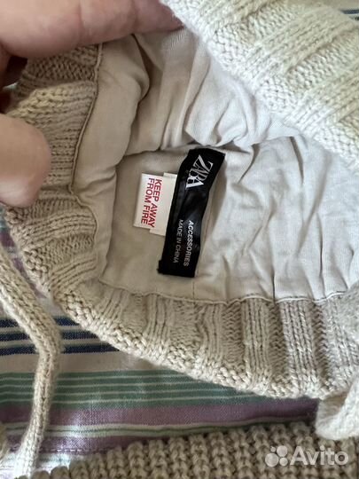 Комплект шапка, снуд, варежки Zara 1-2 года