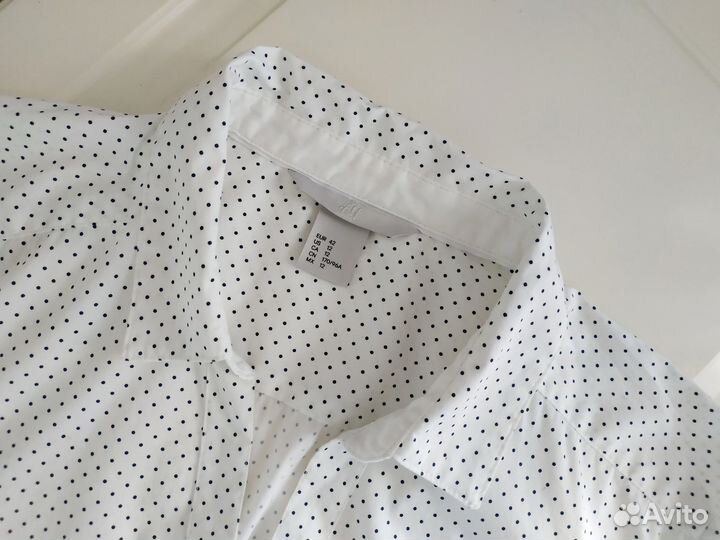 Рубашка белая женская H&M р.46/48