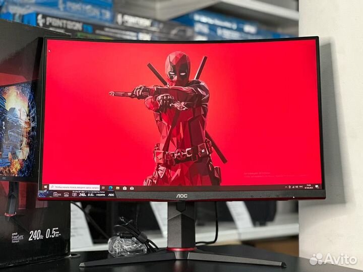 Игровой новый аос 240hz/27дюймов/v.a