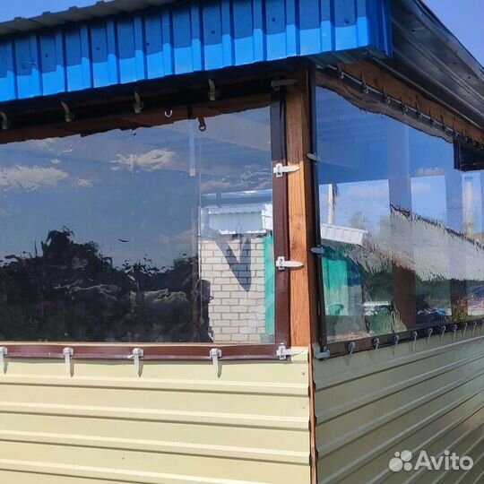 Мягкие панорамные окна на террасу