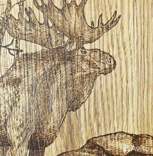 Доска разделочная дубовая