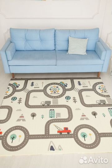 Коврик для ползанья детский складной игровой