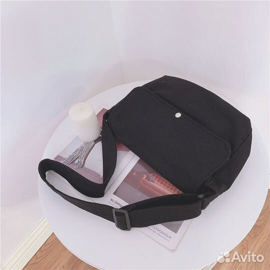 Холщевая Сумка на плечо y2k