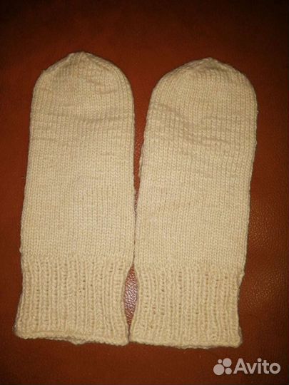 Варежки вязанные