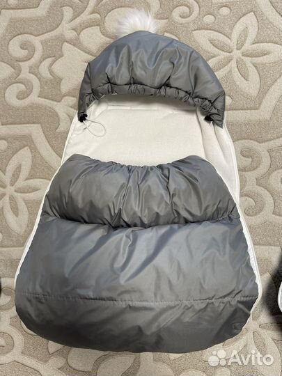 Зимний конверт для новорождённых выписку