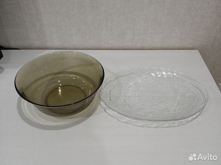 Салатник Luminarc и блюдо