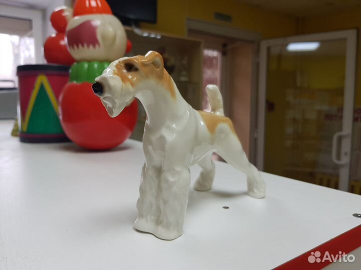 Статуэтка Фокстерьер лфз СССР
