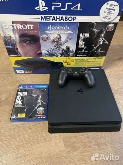 Sony playstation 4 slim с играми