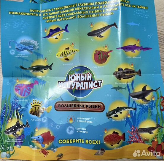 Фигурки рыбок 