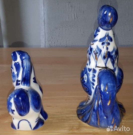Статуэтки керамические гжель