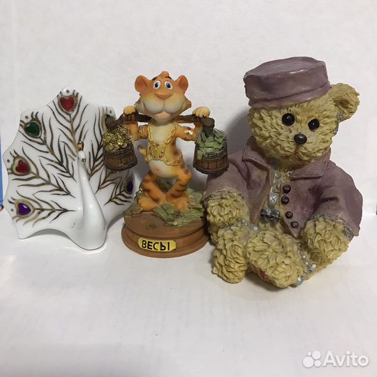 Сувенир павлин мишка тигр