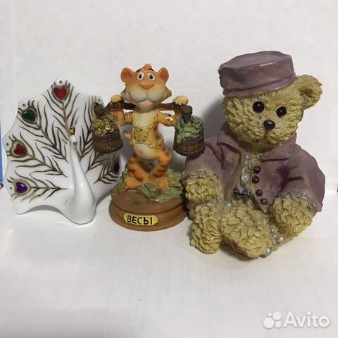 Сувенир павлин мишка тигр