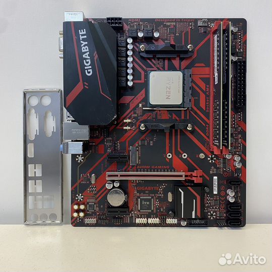 Комплект Ryzen 5 5600 / B450 / 16gb ddr4