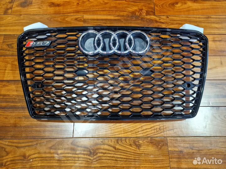 Решетка радиатора Full Black Audi RS7 4G