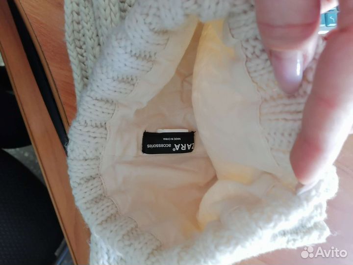 Комплект шапка и снуд zara