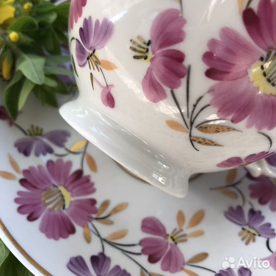 Чашка с блюдцем Чайная пара Вербилки