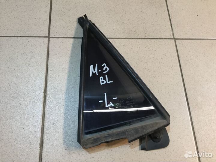 Форточка двери задней Мазда 3 (BL) 2009-2013