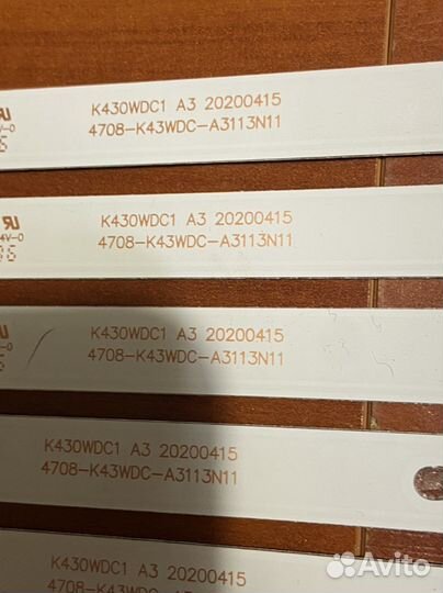 Philips 43pfs4012/12 подсветка для телевизора