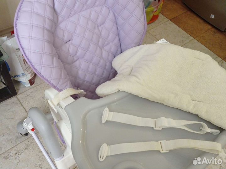 Стульчик для кормления babyton пурпурный