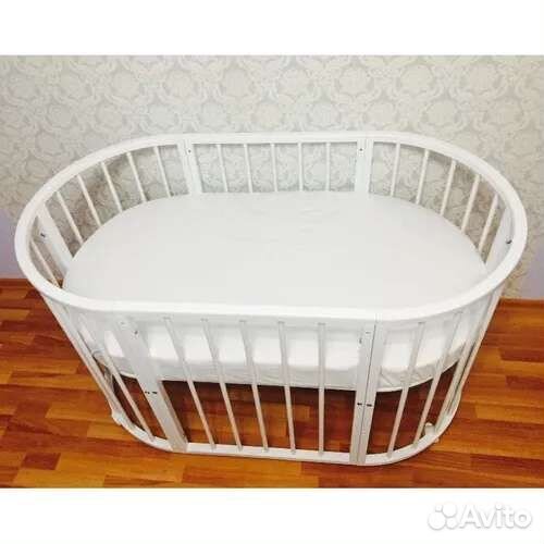 Детская кровать белая