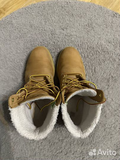 Ботинки timberland с мехом