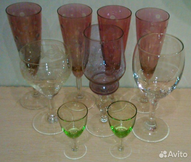 Стаканы,бокалы,рюмки