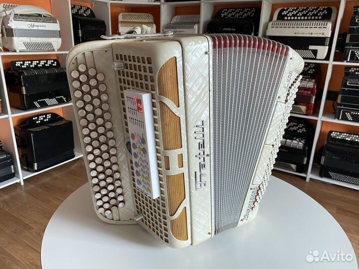 Баян Fratelli с микрофонами и миди системой