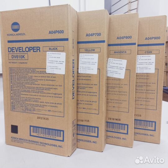 Комплект ориг. девелопера DV610 Konica Minolta