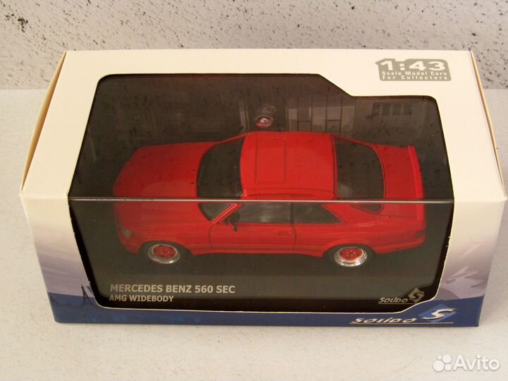 Модель Mercedes-Benz 560 SEC AMG Solido 1:43